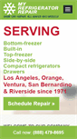 Mobile Screenshot of myrefrigeratorrepair.com
